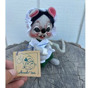 Analee Vintage Mouse Doll, 7", With Tags‎